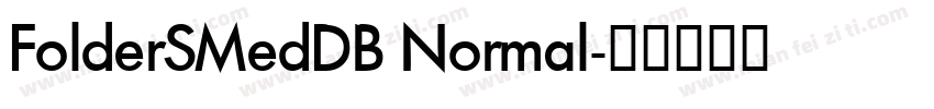 FolderSMedDB Normal字体转换